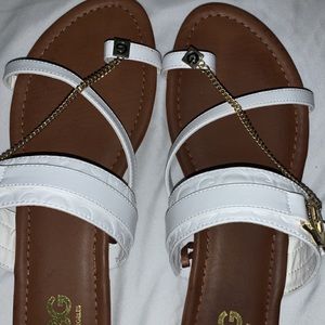 White sandles